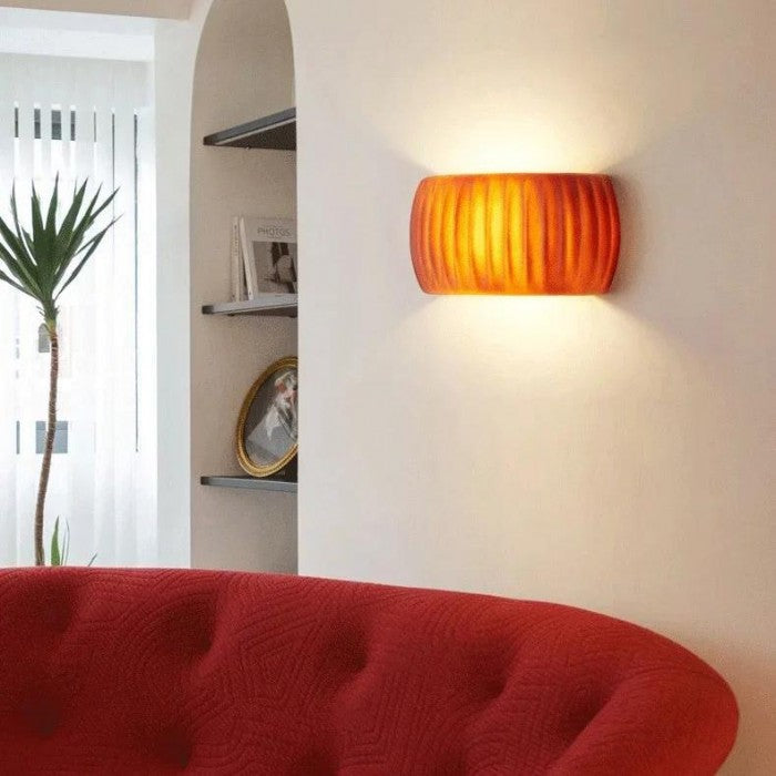 RibbedGlow Wall Lamp