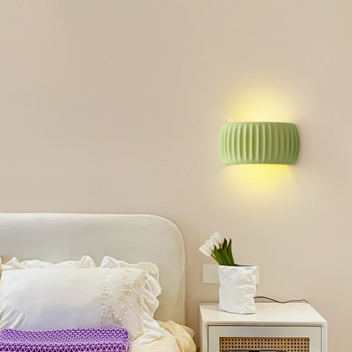 RibbedGlow Wall Lamp