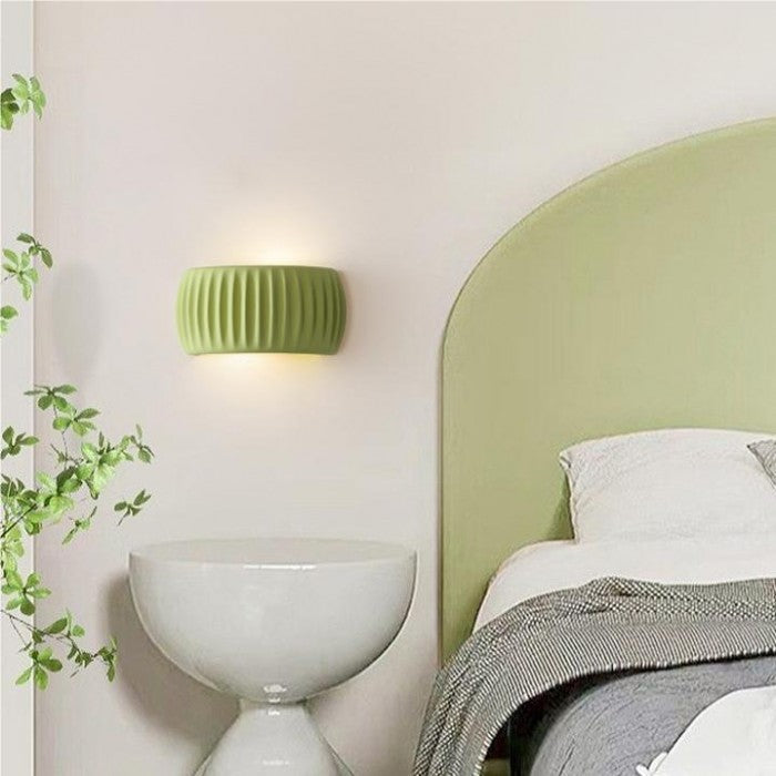 RibbedGlow Wall Lamp