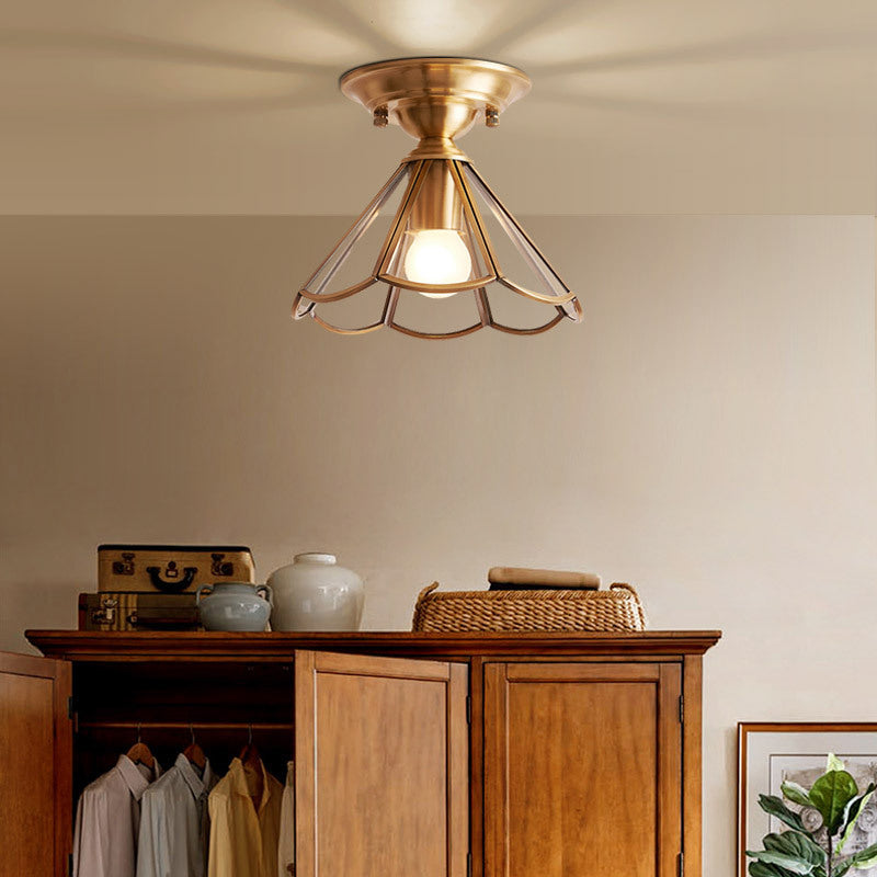 Single-Bulb Flush Mount Lighting