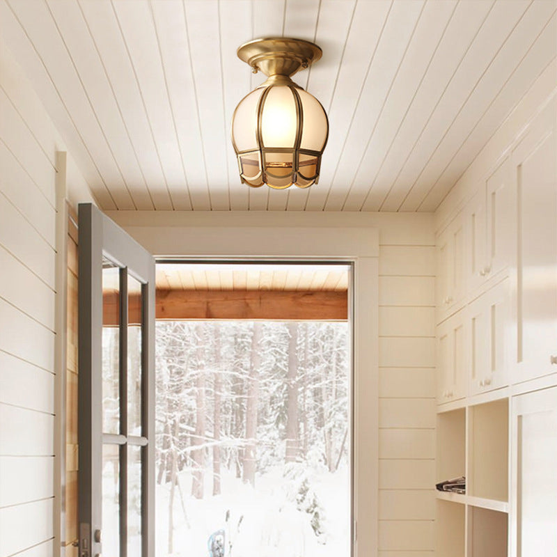 Single-Bulb Flush Mount Lighting