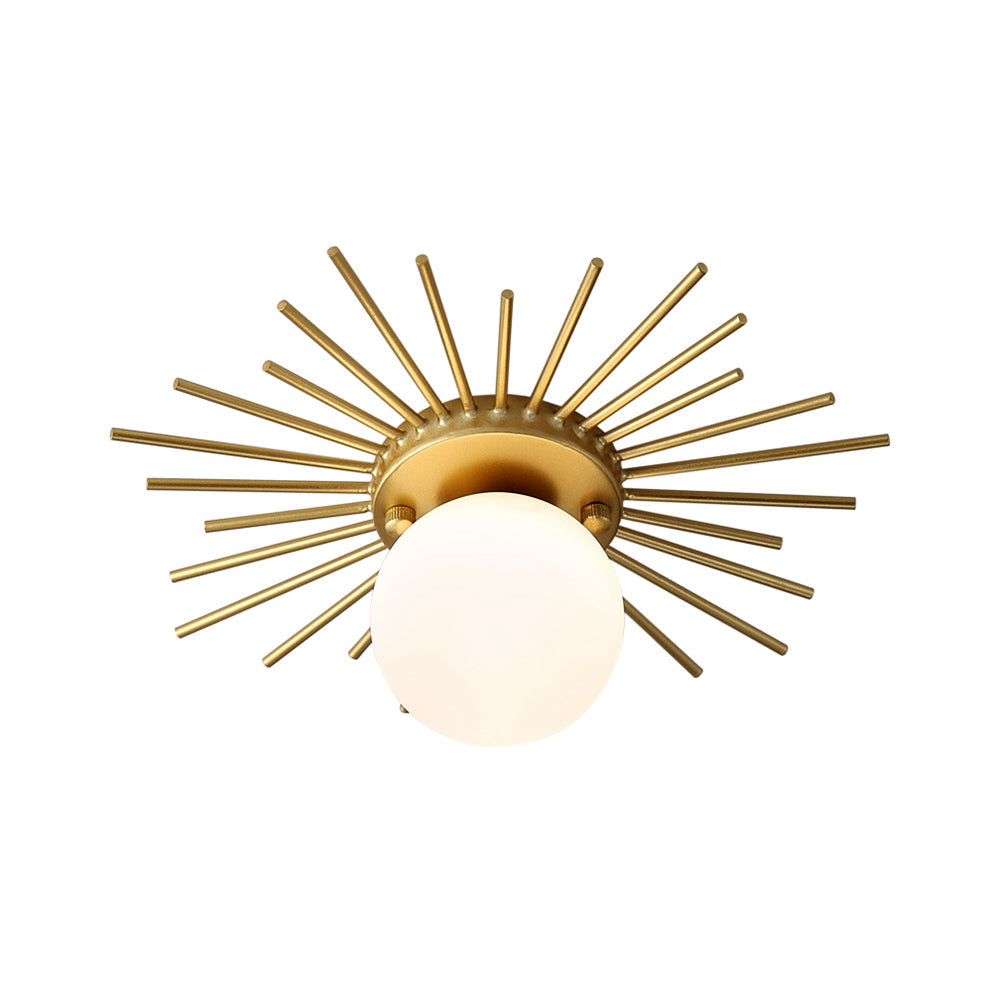 Spherical Flush Mount Lighting