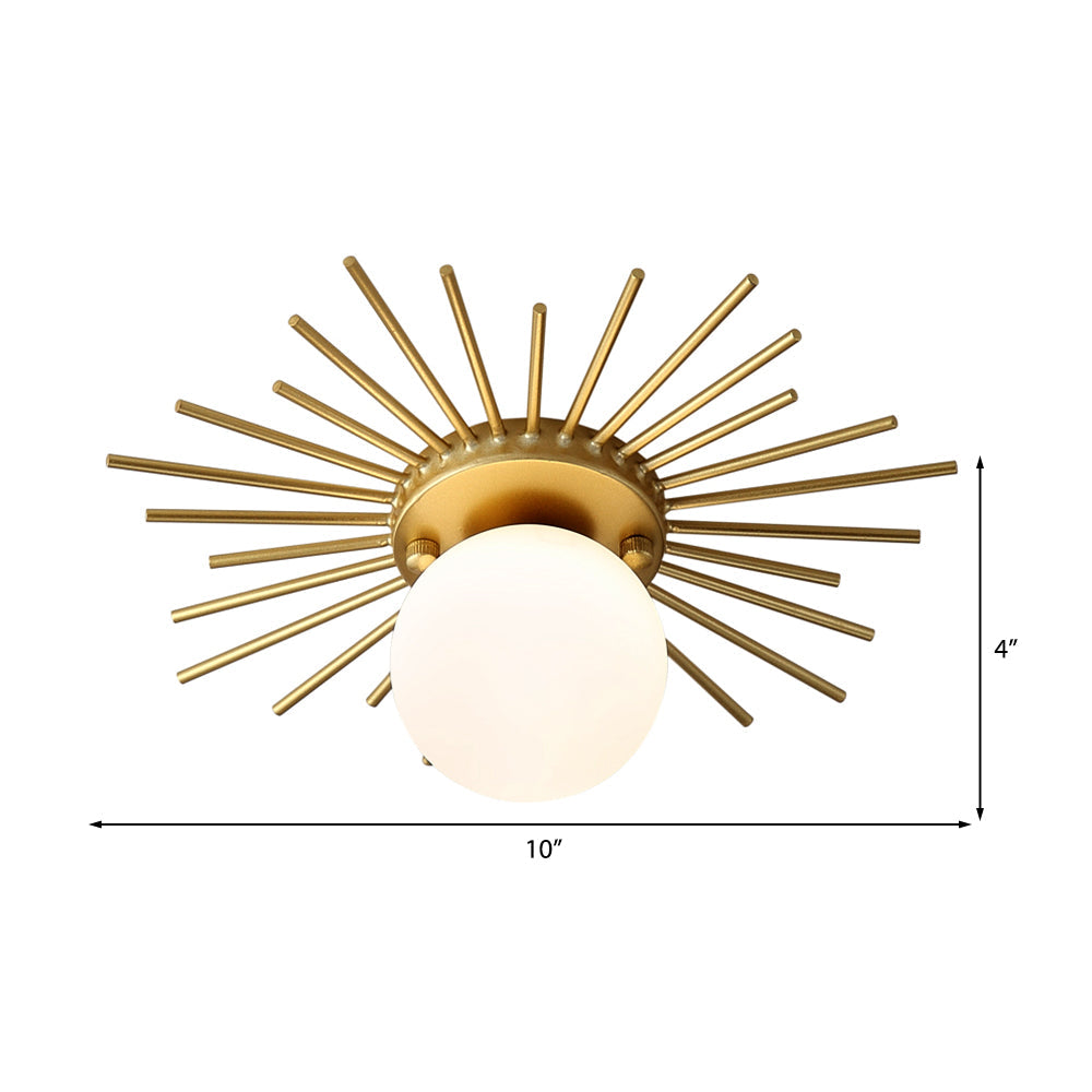 Spherical Flush Mount Lighting