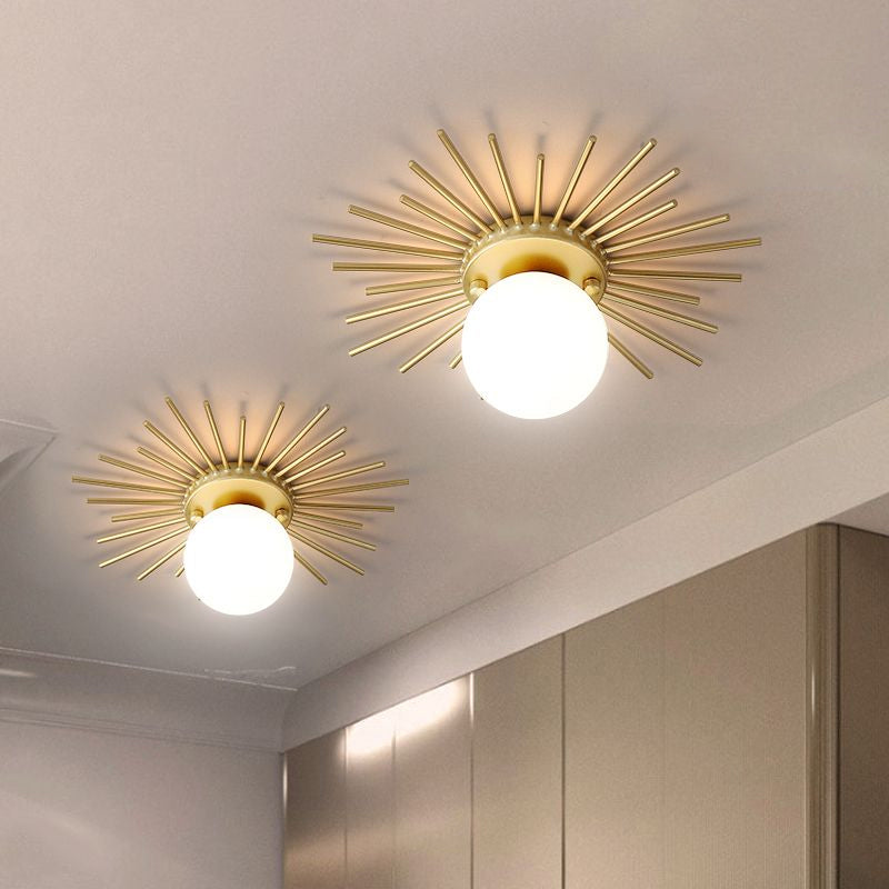 Spherical Flush Mount Lighting