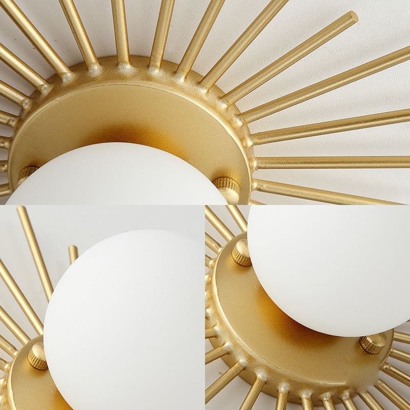 Spherical Flush Mount Lighting