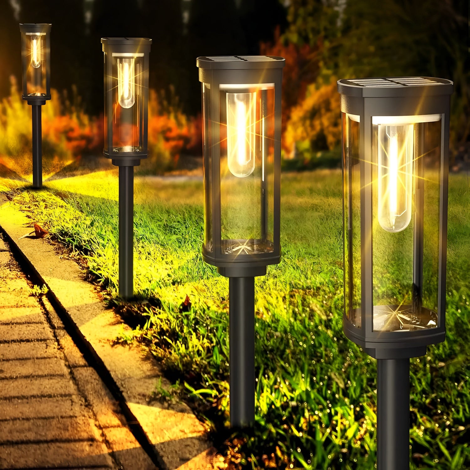 Waterproof Solar Garden Torches