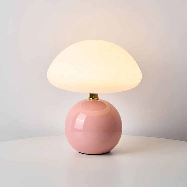 Variant image for French Cream Mushroom Lamp | Floor Lamp | LED Lights | Table Lamps | Home Decor | Adjustable Colors – Emeglin-4