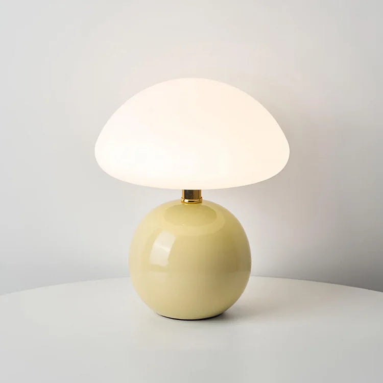 Variant image for French Cream Mushroom Lamp | Floor Lamp | LED Lights | Table Lamps | Home Decor | Adjustable Colors – Emeglin-2