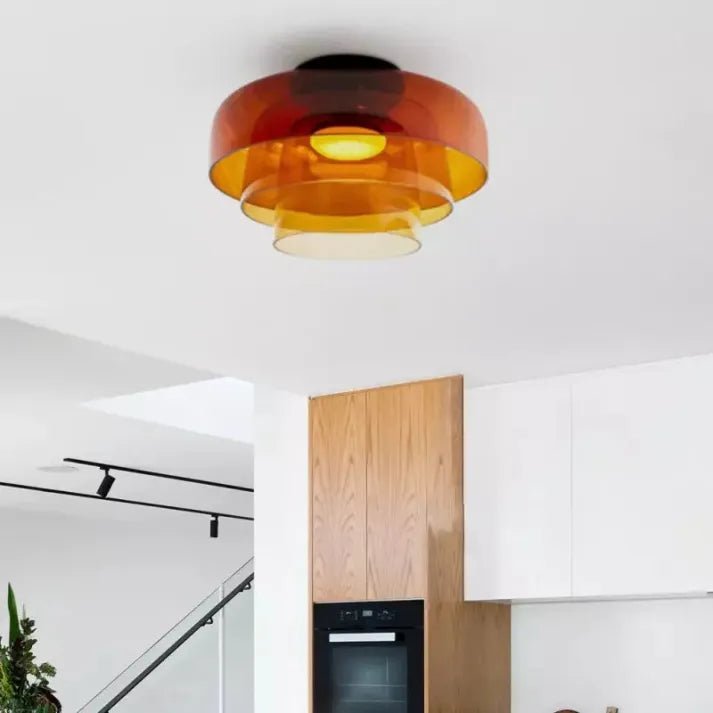 Variant image for Nordic Designer Glass Ceiling Lamp | Ceiling Light Fixture | LED Ceiling Lights | Glass Pendant Lights | Ceiling Lights – Emeglin-7