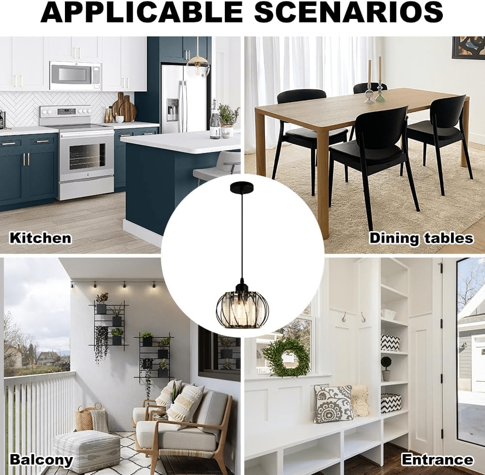 Nordic Simple Globular Glass Pendant Light