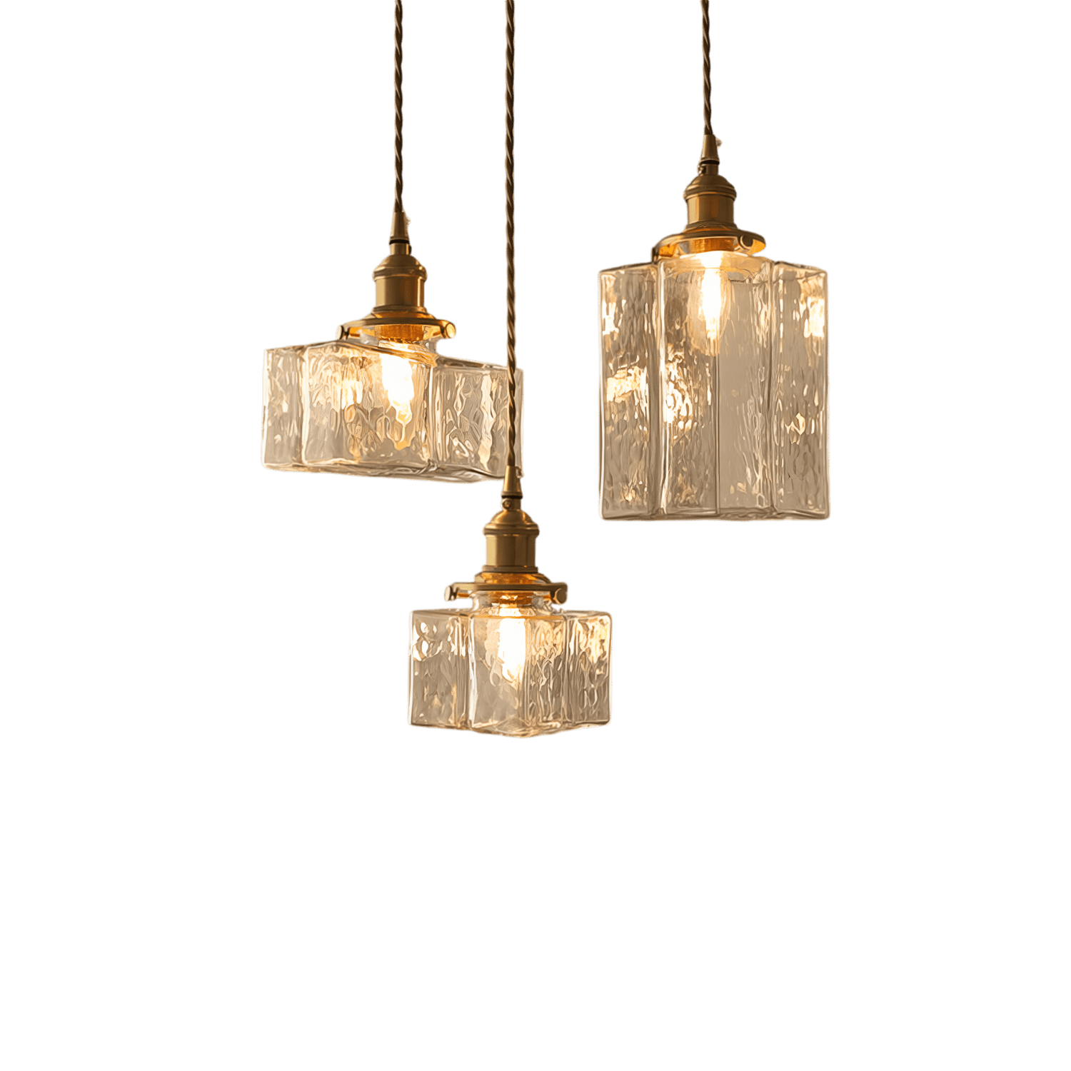 Fatima Modern Retro Hanging Glass Lamp