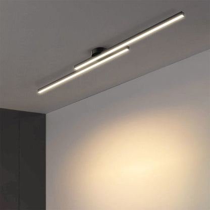 Variant image for Modern Aluminium Long Strip Semi Flush Mount LED Ceiling Light | Ceiling Light | Flush Mount Ceiling Light | LED Ceiling Lights | Ceiling Light Fixture | Indoor Lighting – Emeglin-2