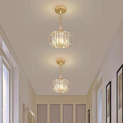 Variant image for Luxurious Gold Crystal Ceiling Light | Ceiling Light | Ceiling Light Fixture | Pendant Light | Home Decor | Hallway Lighting – Emeglin-4
