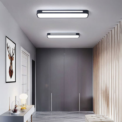Modern Nordic Minimalist Long LED Ceiling Light