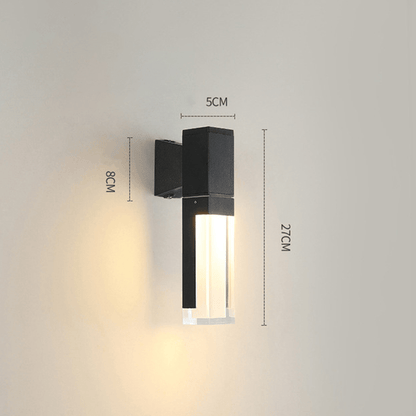 Black LED Outdoor Wall Lights