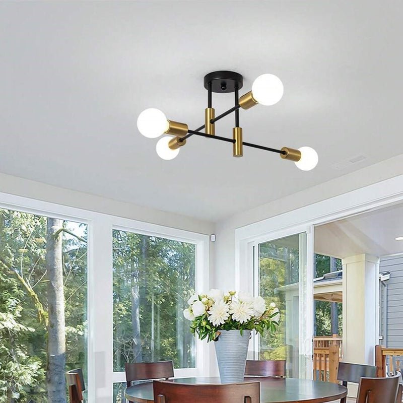 Modern Nordic Black Ceiling Light