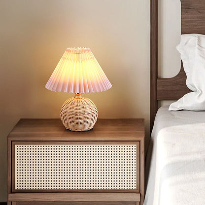Variant image for Modern Simple Bamboo Weaving Table Lamp | Table Lamp | Bedside Lamps | Desk Lamp | Bedside Table Lamps | Table Lamps for Living Room – Emeglin-7