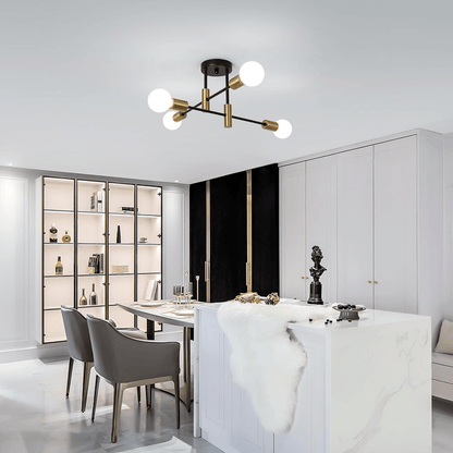 Modern Nordic Black Ceiling Light