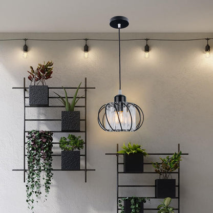 Nordic Simple Globular Glass Pendant Light