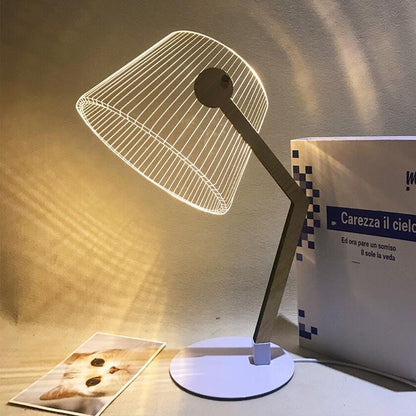 3D Sparkly Acrylic Bedside LED Lamp