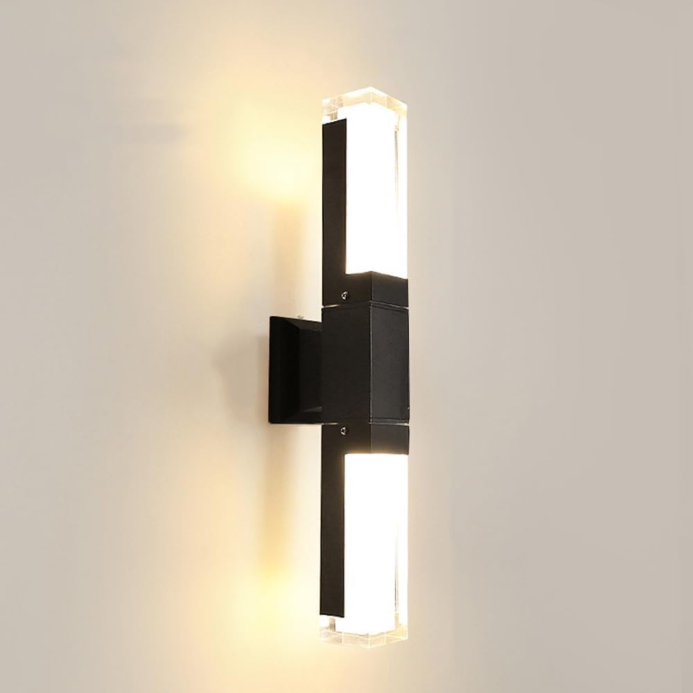 Black LED Outdoor Wall Lights