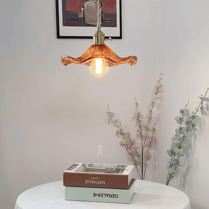 Variant image for Stylish Hibiscus Flower Lamp | Glass Pendant Light | Kitchen Pendant Lighting | Pendant Light | Hanging Lights | Adjustable Height – Emeglin-3