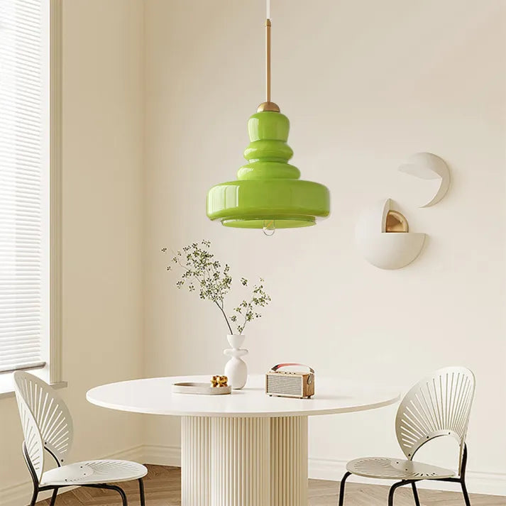 Astraea Vintage Glass Pendant Light