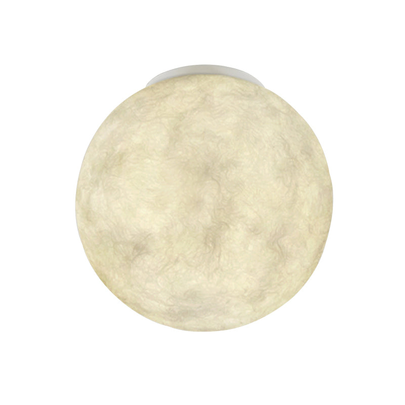 Ball Moon Glass Flush Mounted Light