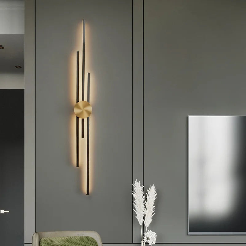 Contemporary Iron LED Wall Light
