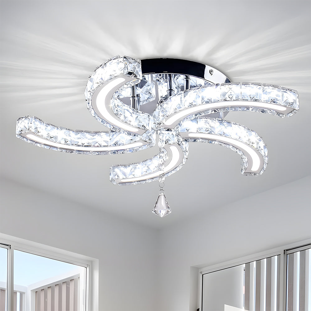 Crystal LED Ceiling Light