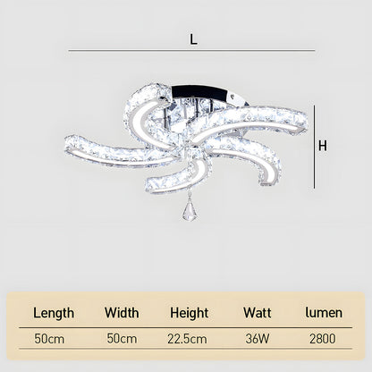 Crystal LED Ceiling Light