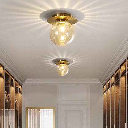 Globe Corridor Flushmount Lighting