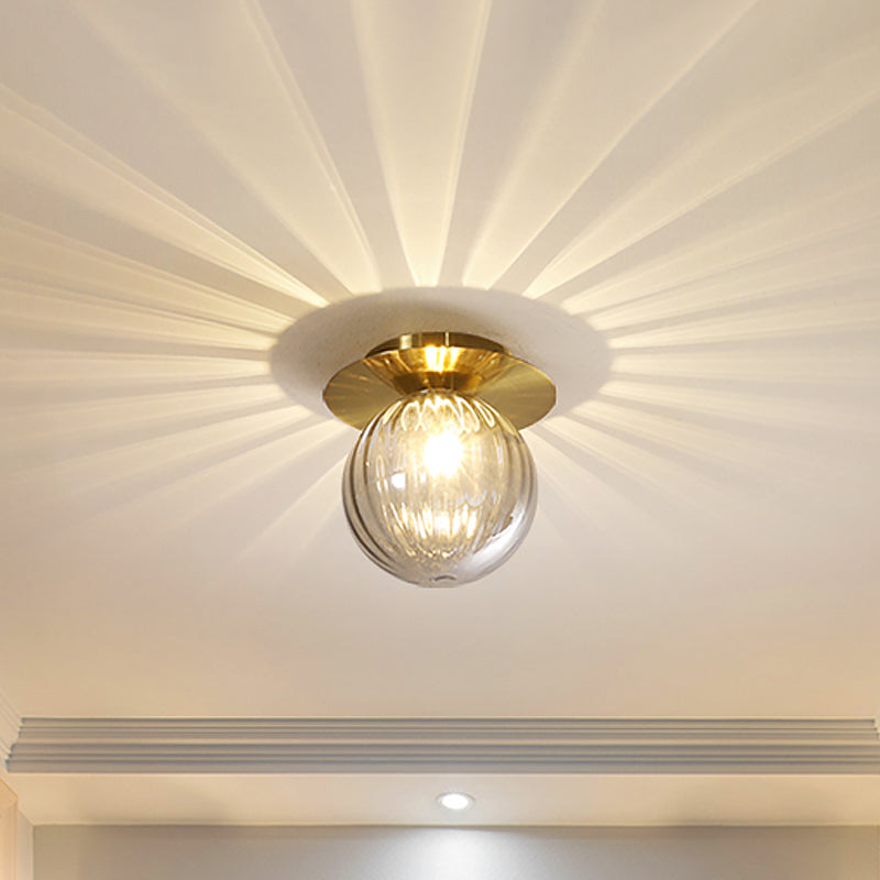 Globe Corridor Flushmount Lighting