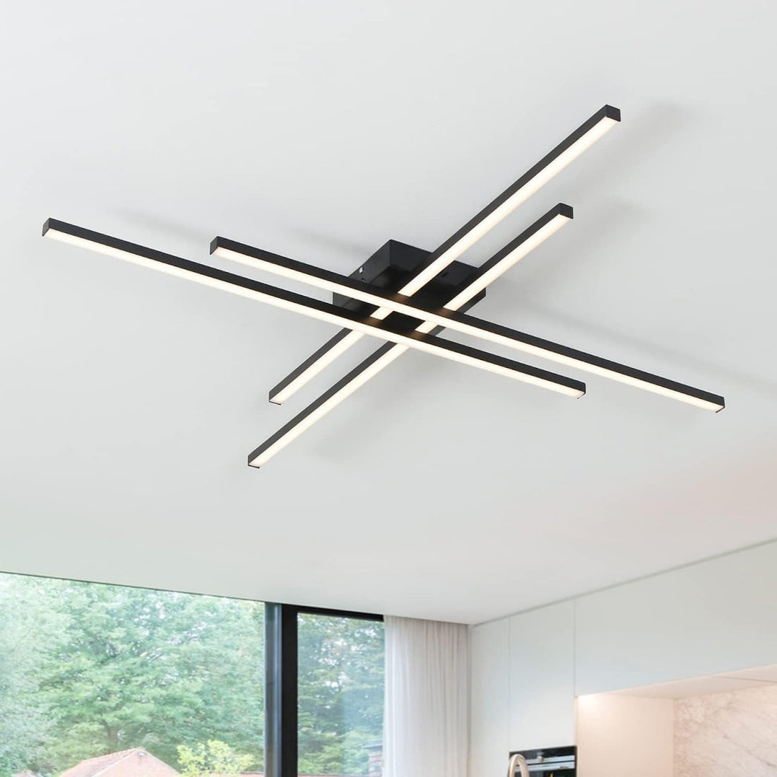 Industrial Minimalist Iron Ceiling Light