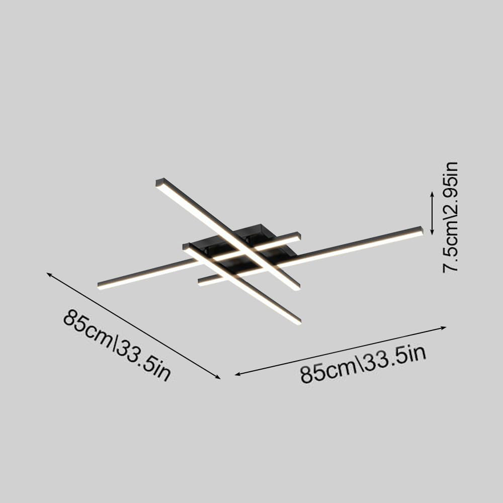 Industrial Minimalist Iron Ceiling Light