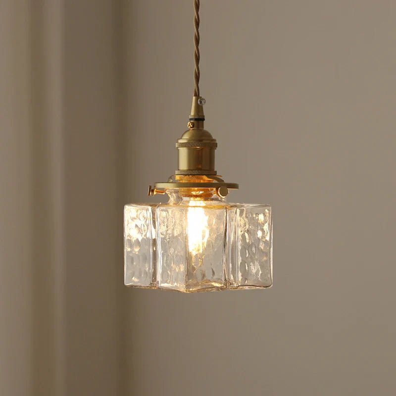 Fatima Modern Retro Hanging Glass Lamp