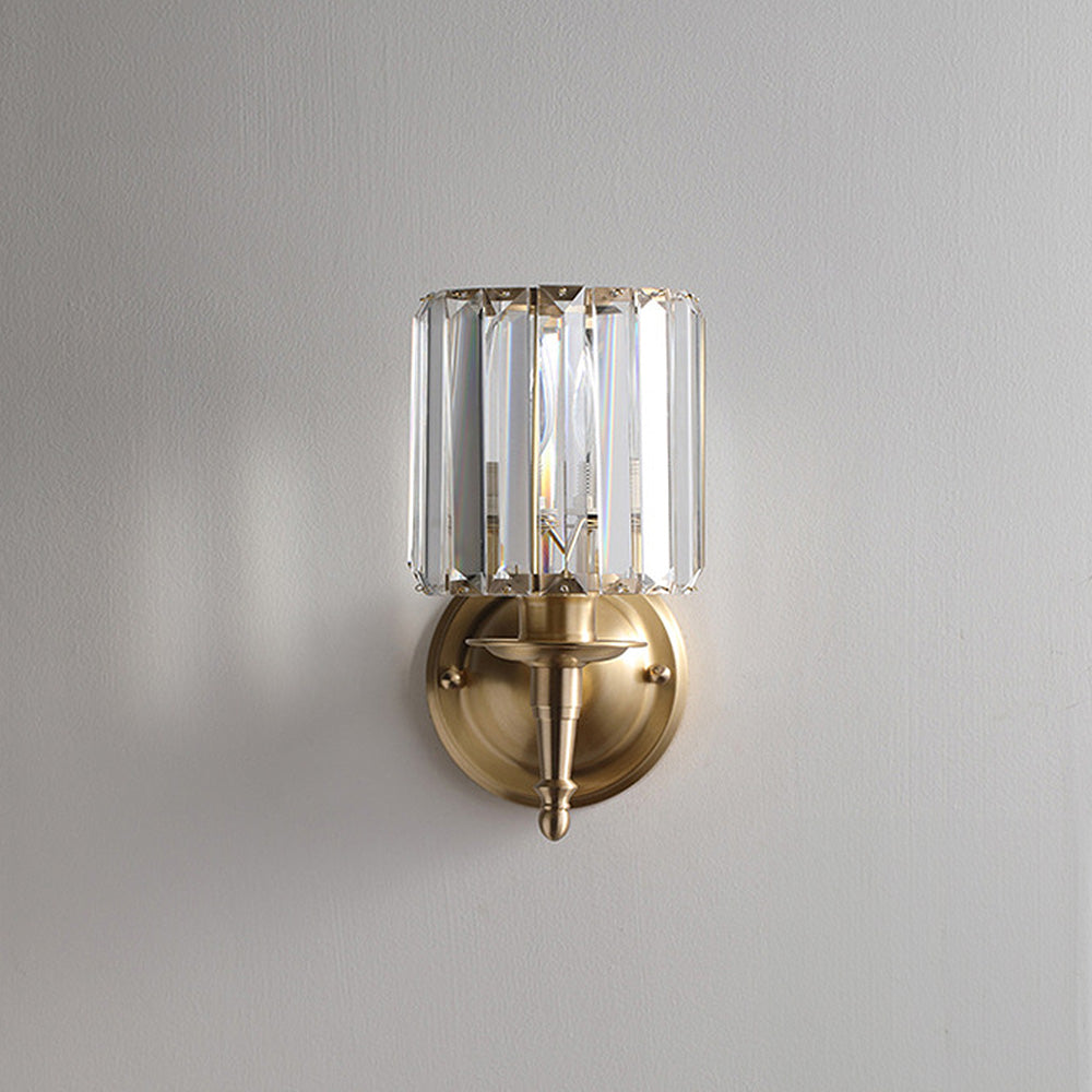 Luxury Clear Crystal Wall Light