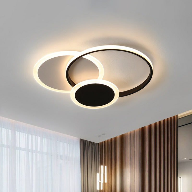 Minimalist Geometric Flush Mount Lighting
