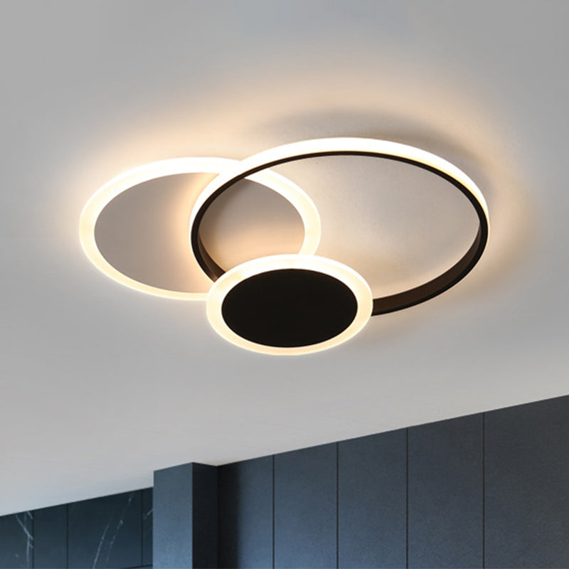 Minimalist Geometric Flush Mount Lighting