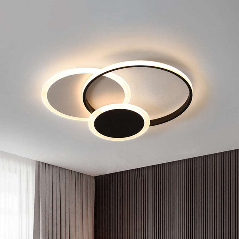Minimalist Geometric Flush Mount Lighting