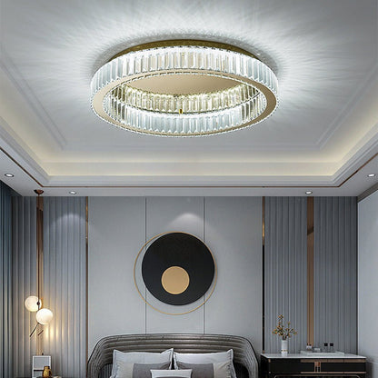 Round Crystal Ceiling Light