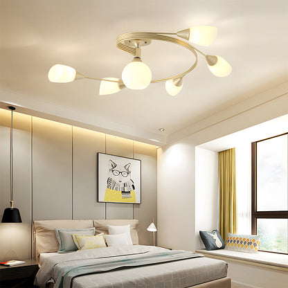 Modern Creative Semi Flush Mount Ceiling Light