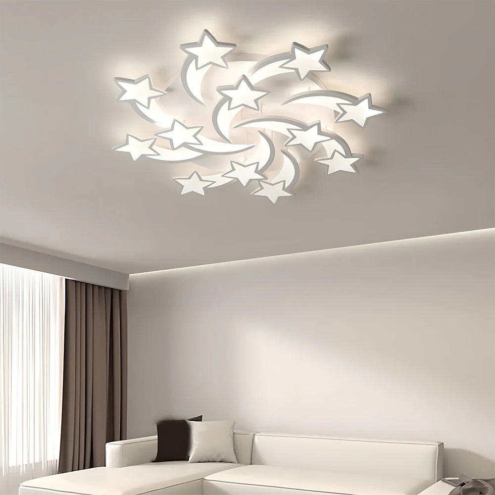 Modern Creative Stars Design Ceiling Light