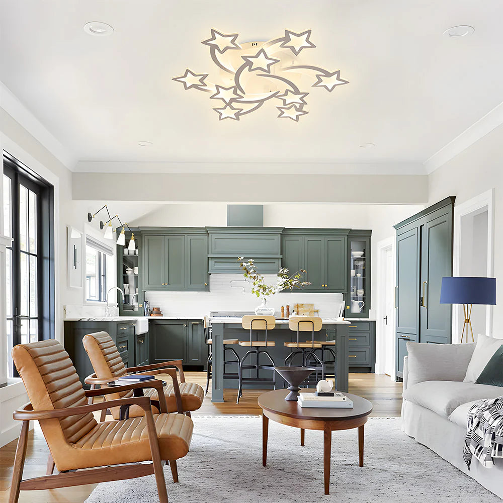Modern Creative Stars Design Ceiling Light