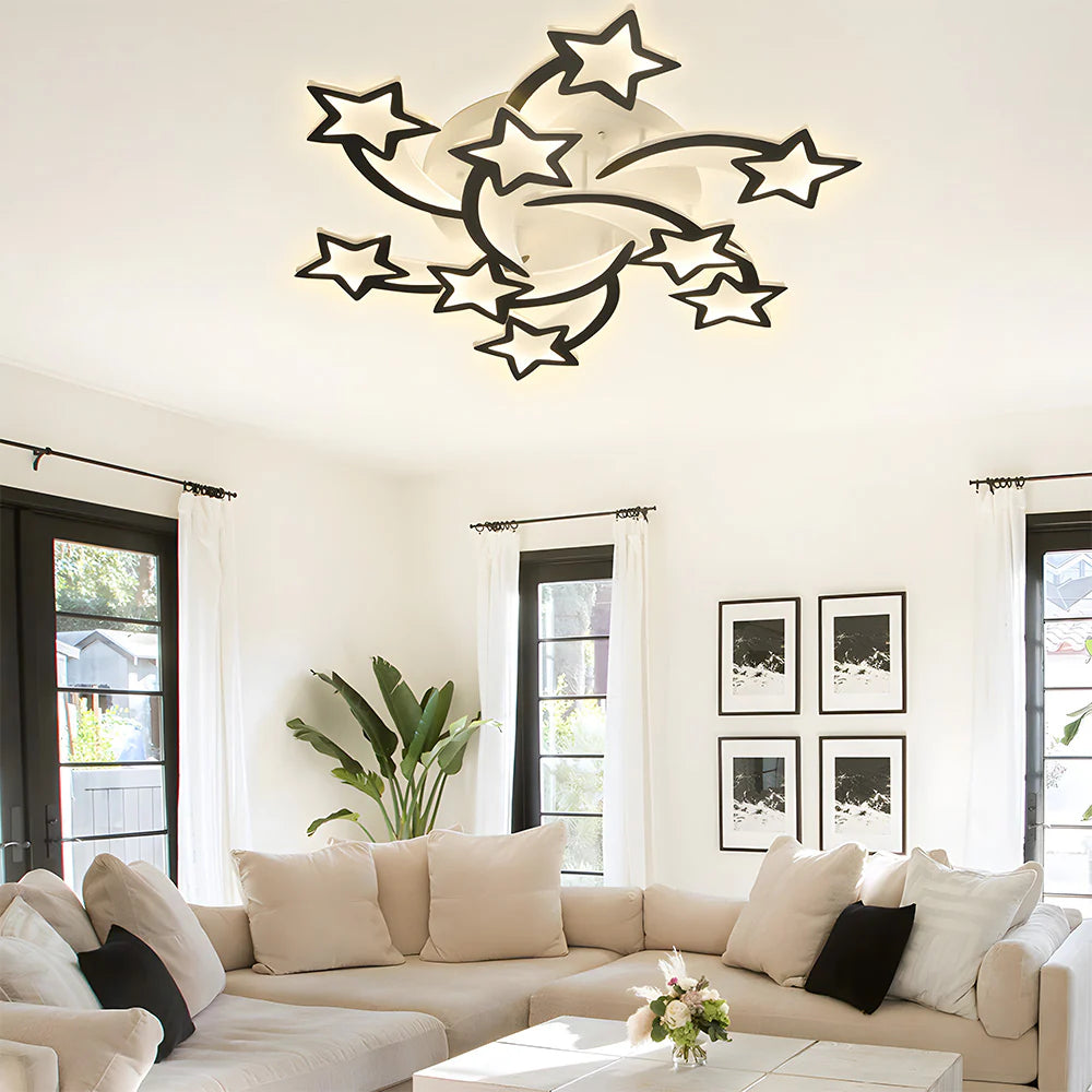 Modern Creative Stars Design Ceiling Light