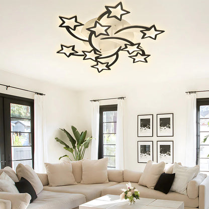 Modern Creative Stars Design Ceiling Light