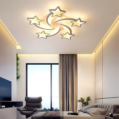 Modern Creative Stars Design Ceiling Light