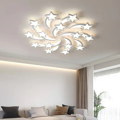 Modern Creative Stars Design Ceiling Light