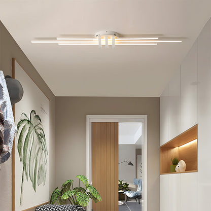 Modern Design Lines Aluminum Ceiling Lamp