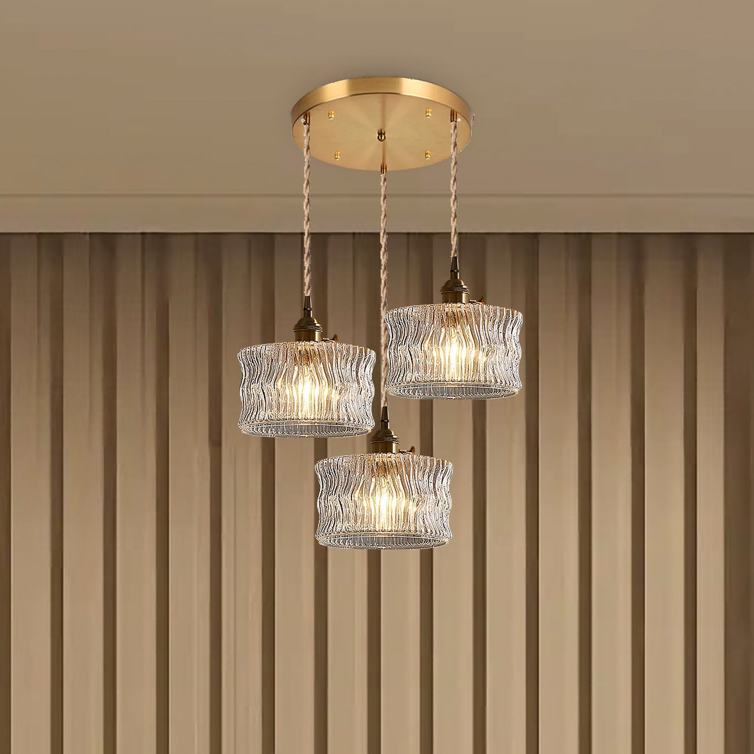 Modern Glass Shade Pendant Light